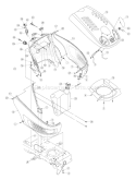 Part Location Diagram of 731-05002 MTD Dash Panel  (Models w/ Manual PTO)